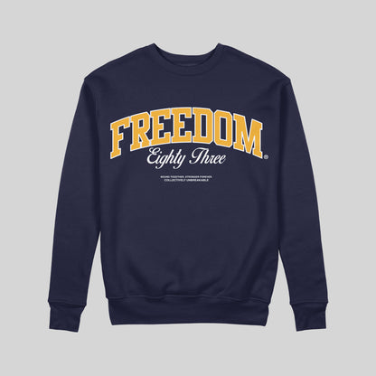 Freedom Varsity Crewneck - Navy