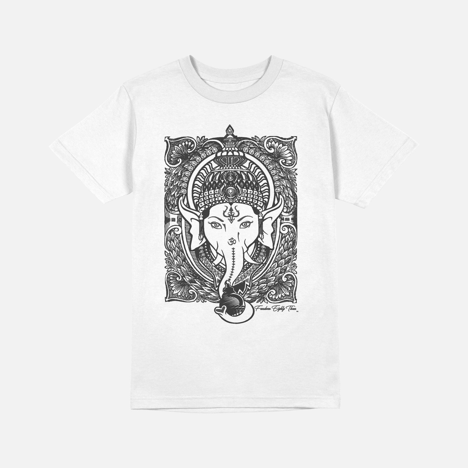 Ganesh Tshirt - White - Freedom 83