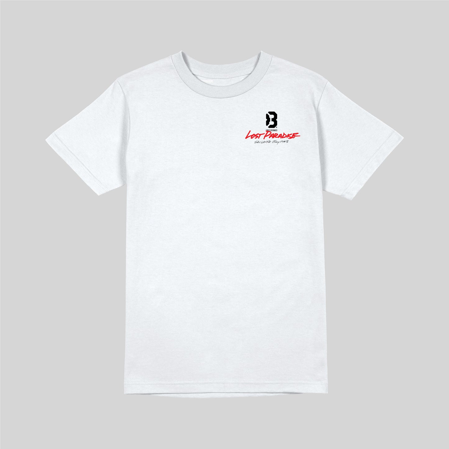 Lost Paradise T-shirt - White - Freedom 83